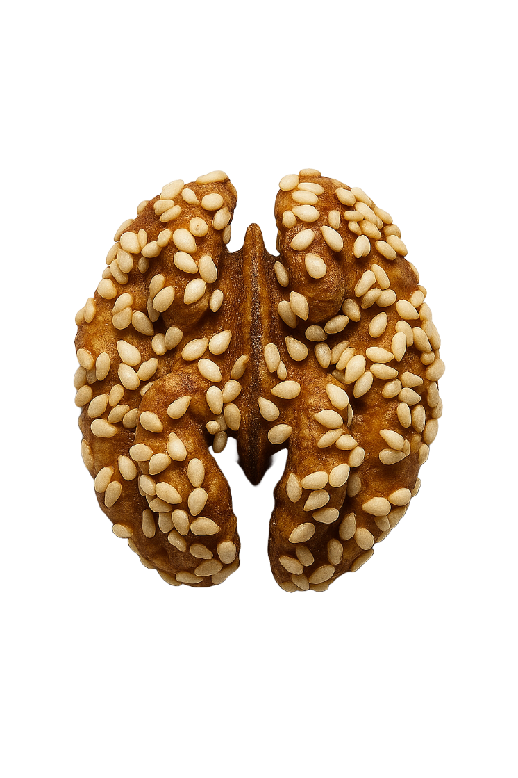 Sesame Coated Roasted Walnut - 100g